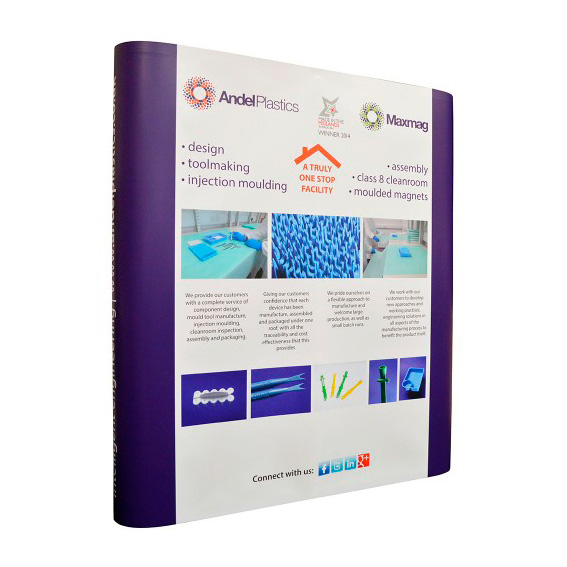 PANEL ARAÑA PAI RECTO DOBLE GRAFICA 3 CUERPOS (225*230 CMS) +CARRO BASICO+LAMINAS PAI+FOCOS HALOGENO