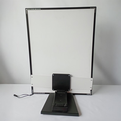 PANEL MENU SLIM BOX 1 CARA A3 CON PEDESTAL (312X427) COLOR NEGRO VOLTAJE: 12V COLOR DEL CUERPO: NEGRO