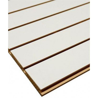 PANEL RANURADO VERTICAL CON 31 RANURAS SISTEMA: RANURADO