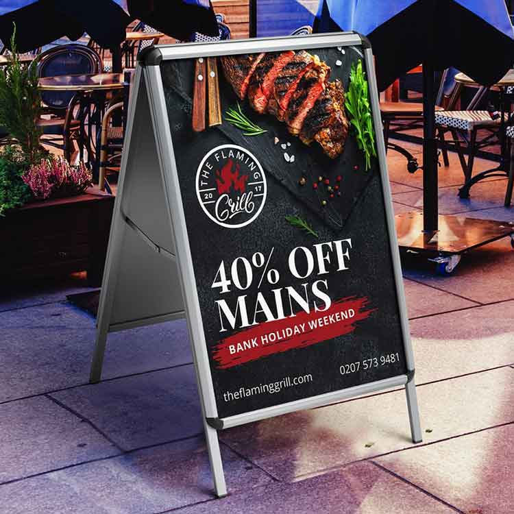 PALOMA DOBLE MARCO CLIP ALUMINIO FORMATO A1 (59.4*84.1CMS)