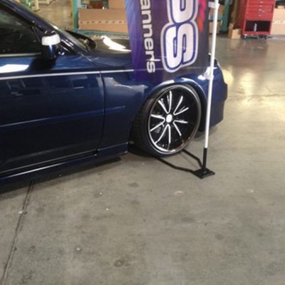 BASE PRO PARA AUTO (57 CMS) BANDERA PUBLICITARIA (C10)