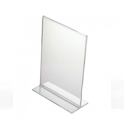 PORTA GRAFICA ACRILICO A5 (14.8*21 CMS) FORMATO T VERTICAL 1.7 MM (C12)