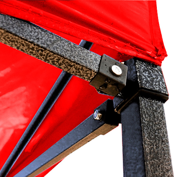 TOLDO PUBLICITARIO 2*2 MTS COLOR ROJO