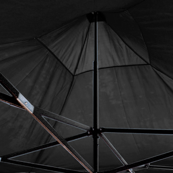 TOLDO PUBLICITARIO 2*3 MTS COLOR NEGRO