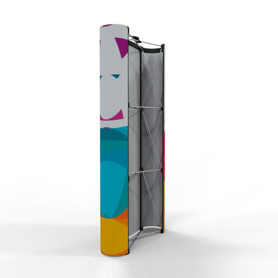 PANEL ARAÑA PAI CURVO 1 CUERPO (70*230 CMS) + CARRO BASICO + LAMINAS PAI + FOCO HALOGENO