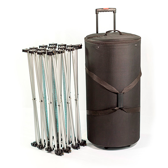 PANEL ARAÑA PAI RECTO 1 CUERPO (75*230 CMS) + CARRO BASICO + LAMINAS PAI + FOCO HALOGENO